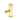 From The Anvil's Polished Brass Kelso T-Bar; #finish_polished-brass