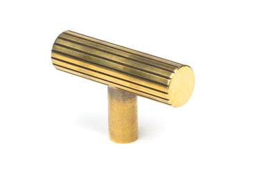 From The Anvil's Aged Brass Judd T-Bar; #finish_aged-brass