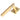 From The Anvil's Polished Brass Brompton Lever on Rose Set (Unsprung); #finish_polished-brass