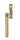 From The Anvil's Polished Brass Brompton Espag; #finish_polished-brass