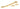 From The Anvil's Polished Brass Brompton Stay; #finish_polished-brass