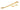 From The Anvil's Polished Brass Brompton Stay; #finish_polished-brass