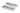 From The Anvil's Satin Chrome Art Deco Rectangular Pull - Privacy Set; #finish_satin-chrome