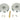 From The Anvil's Satin Chrome Art Deco Round Pull - Privacy Set; #finish_satin-chrome