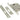 From The Anvil's Polished Nickel Sliding Door Lock; #finish_polished-nickel