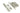 From The Anvil's Polished Nickel Sliding Door Lock; #finish_polished-nickel