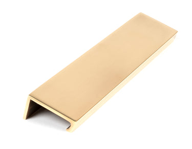 From The Anvil's Aged Brass Plain Edge Pull; #finish_aged-brass