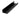 From The Anvil's Matt Black Plain Edge Pull; #finish_matt-black