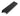 From The Anvil's Matt Black Plain Edge Pull; #finish_matt-black