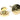 From The Anvil's Polished Brass Round Thumbturn Set; #finish_polished-brass