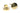 From The Anvil's Polished Brass Round Thumbturn Set; #finish_polished-brass