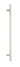 From The Anvil's Satin Marine SS (316)  Offset T Bar Handle Secret Fix 32mm dia; #finish_satin-marine-ss