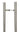 From The Anvil's Satin Marine SS (316) Offset T Bar Handle B2B 32mm dia; #finish_satin-marine-ss