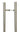 From The Anvil's Satin Marine SS (316) Offset T Bar Handle B2B 32mm dia; #finish_satin-marine-ss
