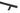 From The Anvil's Matt Black Offset T Bar Handle B2B 32mm dia; #finish_matt-black