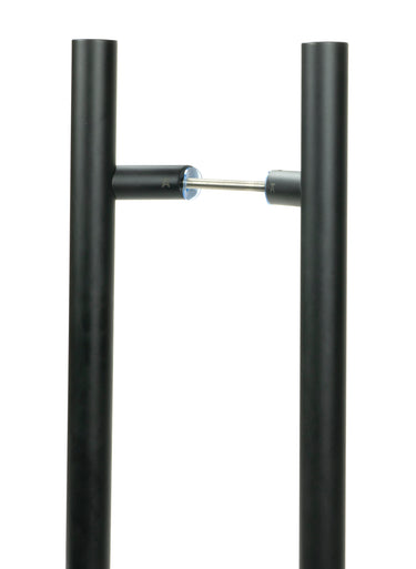 From The Anvil's Matt Black Offset T Bar Handle B2B 32mm dia; #finish_matt-black