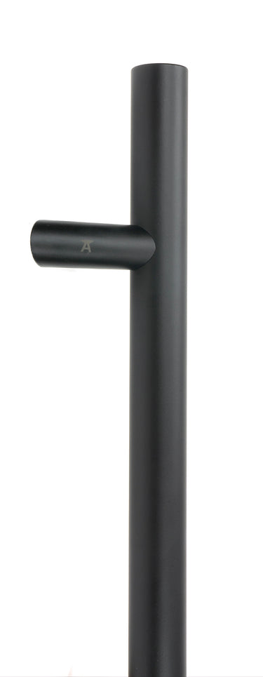 From The Anvil's Matt Black  Offset T Bar Handle Secret Fix 32mm dia; #finish_matt-black