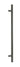 From The Anvil's Matt Black Offset T Bar Handle Bolt Fix 32mm dia; #finish_matt-black
