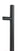 From The Anvil's Matt Black Offset T Bar Handle Bolt Fix 32mm dia; #finish_matt-black