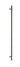 From The Anvil's Matt Black Offset T Bar Handle Bolt Fix 32mm dia; #finish_matt-black