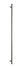 From The Anvil's Matt Black Offset T Bar Handle Bolt Fix 32mm dia; #finish_matt-black