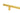 From The Anvil's Aged Brass  T Bar Handle Bolt Fix 32mm dia; #finish_aged-brass