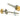 From The Anvil's Aged Brass (304) 100mm Bolt Fixings for T Bar (2); #finish_aged-brass