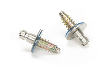From The Anvil's Satin Stainless Steel (304) 50mm Secret Fixings for T Bar (2) - Offset; #finish_satin-stainless-steel