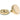 From The Anvil's Polished Brass Brompton Centre Door Knob; #finish_polished-brass