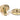 From The Anvil's Polished Brass Brompton Centre Door Knob; #finish_polished-brass