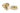 From The Anvil's Polished Brass Brompton Centre Door Knob; #finish_polished-brass