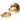 From The Anvil's Polished Brass Beehive Centre Door Knob; #finish_polished-brass