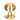 From The Anvil's Polished Brass Beehive Centre Door Knob; #finish_polished-brass