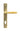 From The Anvil's Satin Brass Brompton Slimline Lever Espag. Lock Set; #finish_satin-brass