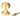 From The Anvil's Satin Brass Beehive Centre Door Knob; #finish_satin-brass