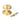 From The Anvil's Satin Brass Art Deco Centre Door Knob; #finish_satin-brass