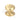 From The Anvil's Satin Brass Mushroom Mortice/Rim Knob Set; #finish_satin-brass