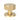 From The Anvil's Satin Brass Brompton Mortice/Rim Knob Set; #finish_satin-brass