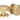 From The Anvil's Satin Brass Brompton Mortice/Rim Knob Set; #finish_satin-brass