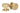 From The Anvil's Satin Brass Brompton Mortice/Rim Knob Set; #finish_satin-brass