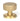 From The Anvil's Satin Brass Brompton Mortice/Rim Knob Set; #finish_satin-brass