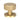 From The Anvil's Satin Brass Brompton Mortice/Rim Knob Set; #finish_satin-brass