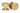 From The Anvil's Satin Brass Brompton Mortice/Rim Knob Set; #finish_satin-brass