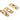From The Anvil's Satin Brass Universal Bolt; #finish_satin-brass