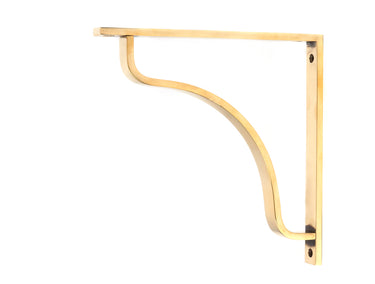 From The Anvil's Aged Brass Abingdon Shelf Bracket; #finish_aged-brass