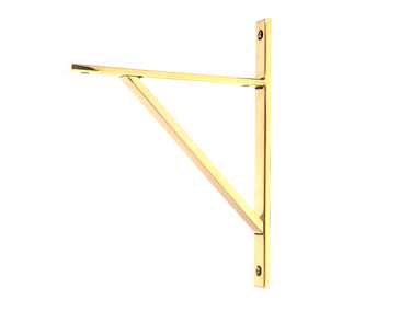 From The Anvil's Aged Brass Chalfont Shelf Bracket; #finish_aged-brass