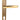 From The Anvil's Aged Brass Art Deco Slimline Lever Espag. Lock Set; #finish_aged-brass
