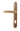 From The Anvil's Polished Bronze Art Deco Slimline Lever Espag. Lock Set; #finish_polished-bronze