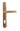 From The Anvil's Polished Bronze Art Deco Slimline Lever Espag. Lock Set; #finish_polished-bronze