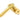 From The Anvil's Polished Brass Art Deco Lever on Rose Set; #finish_polished-brass